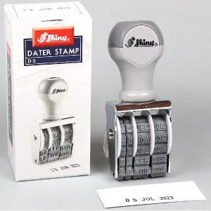 シャイニー 回転式ゴム印 日付印 ゴム印 D-...の詳細画像2