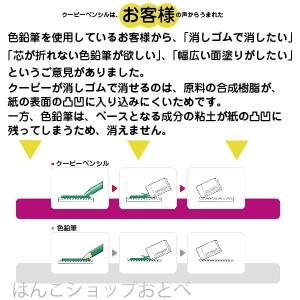 名入れ クーピーペンシル 12色 ソフトケース...の詳細画像3