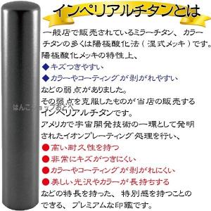 認印 インペリアルチタン マットブラック 13...の詳細画像2