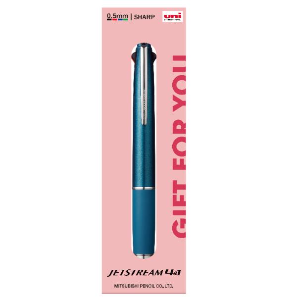 ジェットストリーム4＆1 ギフトセット22 『ティールブルー』 限定品 ギフト ボールペン 0.5m...