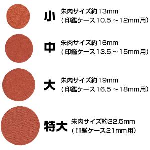 印鑑ケース用朱肉スポンジ オトシ 肉池 送料無...の詳細画像1