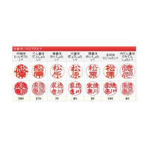 柘 印鑑ケース付き 選べるケースカラー 10....の詳細画像2