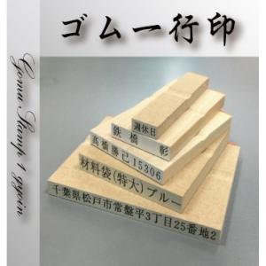 印鑑はんこ ゴム印 氏名印 印面サイズ ５．５ｘ４５ミリ  11,000円以上 送料無料【発送：定形外郵便】