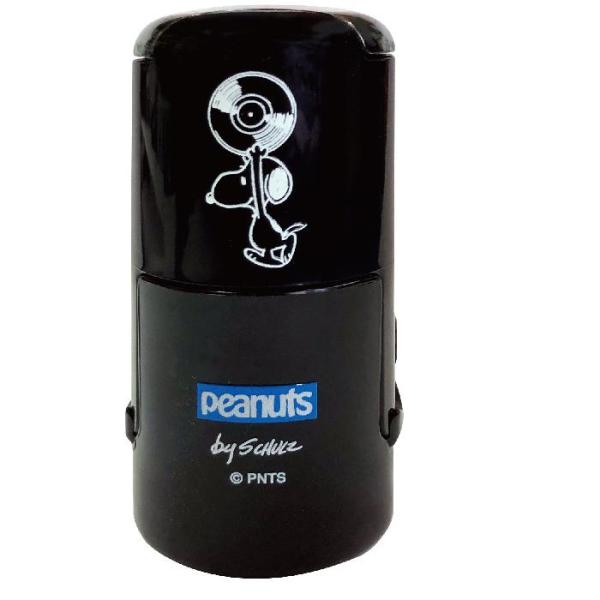 スヌーピー 日付印 SNOOPY R-524D インク黒 スタンプ台内蔵型 21mm 谷川商事 浸透...