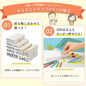 シャチハタ おなまえスタンプ 入学準備BOX ...の詳細画像3