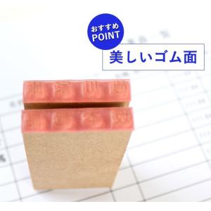 印鑑 はんこ ゴム印 氏名印 科目印 6mm×...の詳細画像4