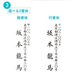 ゴム印 住所印 20mm×60mm 中包み用住...の詳細画像5