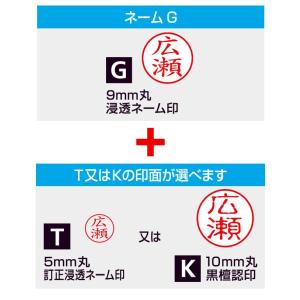 印鑑 はんこ ツインGT キャップレス ネーム...の詳細画像3