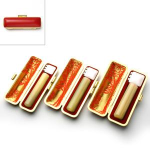 印鑑 はんこ 実印 銀行印 認め印 MSSセット 3本セット (実印：15mm 銀行印：12mm 認...