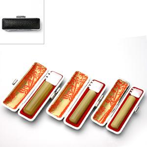 印鑑 はんこ 実印 銀行印 認め印 MSSセット 3本セット (実印：15mm 銀行印：12mm 認...