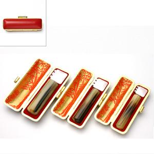 印鑑 はんこ 実印 銀行印 認め印 MSSセット 3本セット (実印：15mm 銀行印：12mm 認...