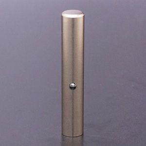 印鑑 はんこ チタン印鑑 認め印 ジュエルズチタンプラス ブラックダイヤ 10.5mm 黒印鑑ケース...