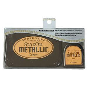 ツキネコ ステイズオンメタリックセット SZ-193 カッパー StazOn METALLIC スタ...