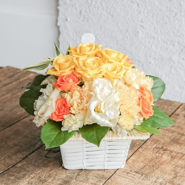 アレンジメント エトワール イエロー 誕生日 お祝い プレゼント フラワーギフト 女性 母 入学 還...