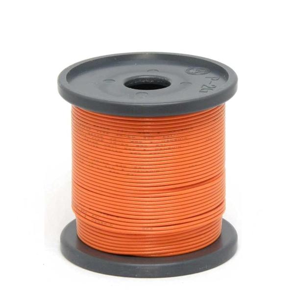 サンコー電商 UL1007 耐熱ビニル絶縁電線 AWG28 50m 橙