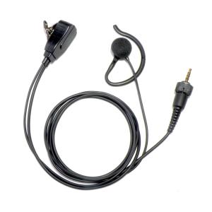 ケンウッド対応　HD-KM15　タイピン式耳掛けイヤホンマイク