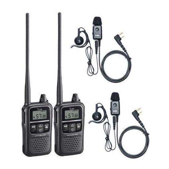 同時通話対応トランシーバー２台セット アイコム  ICOM IC-4188D 2台 ＋  HD-EM...