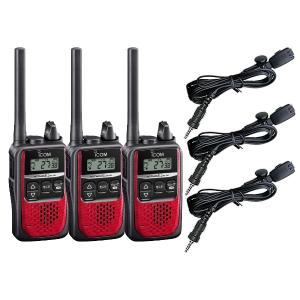 ICOM（アイコム） 2台セット IC-4310 2台 シルバー + イヤホンマイク