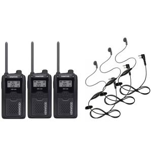 UBZ-LU20ブラック+イヤホンマイク HD-12K 3台セット JVCケンウッド  トランシーバ...