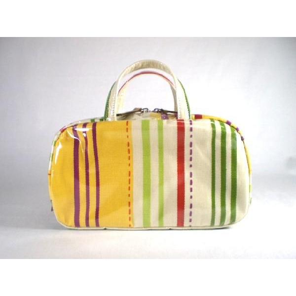 でかポーチ（イエローストライプ）