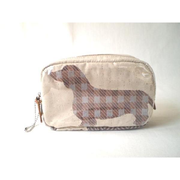 ワンコ柄ポーチ