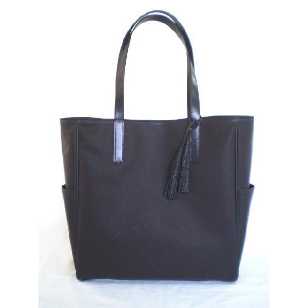 ユニセックストートバッグ　イタリアンマジック黒（最初はチャコールグレーですが使い込むほどに黒になりま...