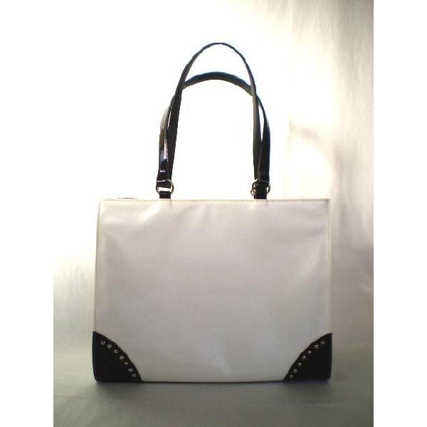 A４　白黒すっきりトートバッグ