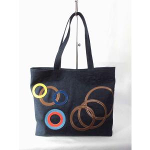 デニムA4　トートバッグ　通勤、お稽古バッグにお薦め