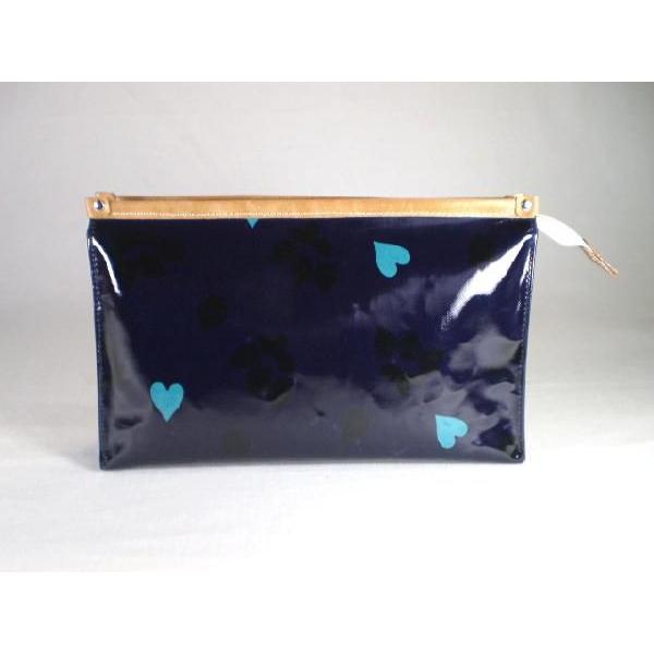 ストロベリーハートポーチ（パープル）