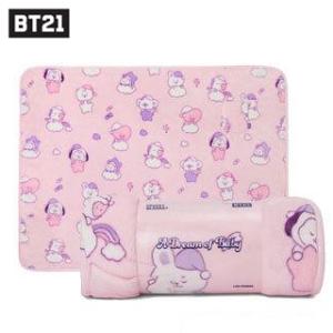 BTS (防弾少年団) 公式 グッズ [BT21] BT21 ベビーパターンピンクブランケット(BLANKET) PINK｜韓流BANK