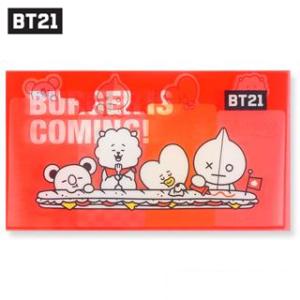 【送料無料・速達】 BTS (防弾少年団) 公式 グッズ [BT21] PP カバー　ふせん ポストイット(RED)｜hanryubank