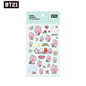 【送料無料・速達】 BTS (防弾少年団) 公式 グッズ [BT21] (COOKY/ JUNGKOOK) クリアステッカー LITTLE BUDDY｜hanryubank