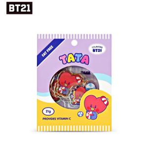 【送料無料・速達】 BTS (防弾少年団) 公式 グッズ [BT21] (V/TATA) ベビーフレークステッカーパック(ゼリーキャンディ)｜hanryubank