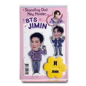 【送料無料・速達】 JIMIN ジミン (防弾少年団 / BTS) スタンディングドール + キーホルダー (Standing Doll + Key Holder) マスコット グッズ｜hanryubank