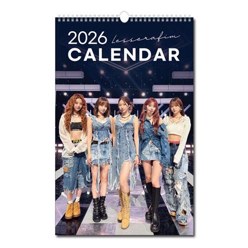 LE SSERAFIM (ルセラフィム) 2026年 (令和8年) フォト 壁掛けカレンダー グッズ