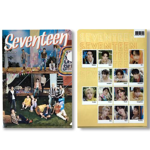 【送料無料・速達】 SEVENTEEN (セブンティーン) クリア フォルダー / ファイル (Cl...