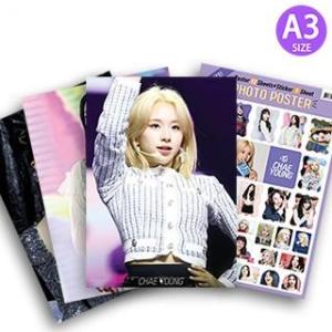 チェヨン CHAEYOUNG (TWICE) グッズ - フォト ポスター セット (PHOTO POSTER SET) [ポスター12枚 + ステッカー セット1枚] 30cm x 42cm SIZE｜hanryubank