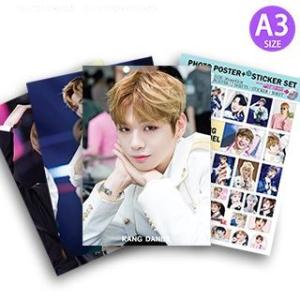 カン・ダニエル (WANNA ONE / ワナワン) グッズ - フォト ポスター セット (PHOTO POSTER SET) [ポスター12枚 + ステッカー セット1枚] 30cm x 42cm SIZE｜hanryubank