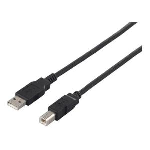 BUFFALO [BU2AB10BK] USB2.0 A to Bケーブル1.0mブラック｜hanryuwood