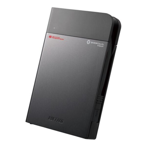 バッファロー [SSDS-PZ4.0EV] 法人向け 強制暗号化 ウイルスチェック 耐衝撃ポータブル...