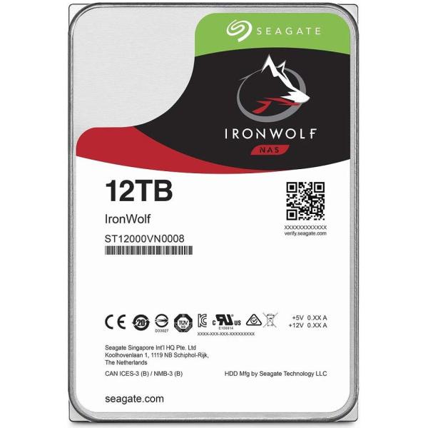 シーゲイト [ST12000VN0008] IronWolf NAS HDD(Helium)3.5i...