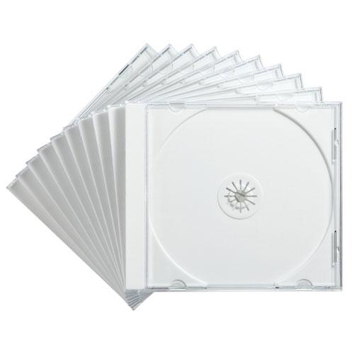 サンワサプライ [FCD-PN10WN] Blu-ray・DVD・CDケース(10枚セット・ホワイト...