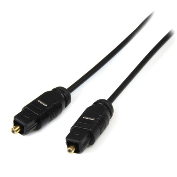 StarTech.com [THINTOS10] 3m Toslink 光デジタル角型S/PDIFオ...