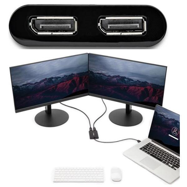 StarTech.com [USB32DP24K60] USB 3.0 - デュアルDisplayP...