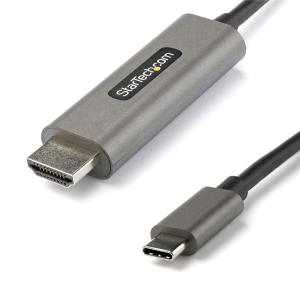 StarTech.com [CDP2HDMM4MH] USB-C-HDMI 変換ケーブル/4m/4K 60Hz/HDR10/UHD対応 USB Type-C to HDMI 2.0b 変換アダプター/Typec-HDMI 交換ケーブル/DP