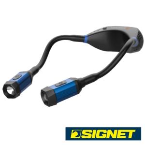 SIGNET USB STYLE LEDネックライト ツインアイズ 96076 シグネット USB-C充電式 300ルーメン SMD LEDライト マグネット付｜hanshin-k