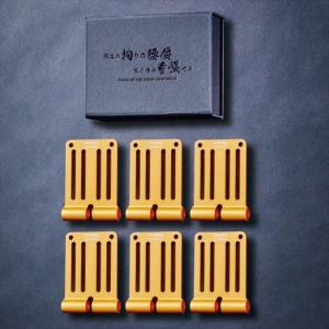 ニックス(KNICKS) ALU-15-6-GO 6枚入りBOXセット(ゴールド) アルミ総削り出しベルトループ（一部削り出し） 6個セット 金具｜hanshin-k