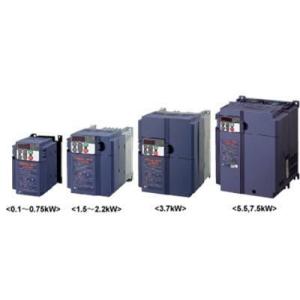 富士電機 高性能・コンパクト形インバータ FRN0.4E2S-2J　0.4kW