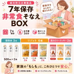 【非常食セット3日分(1人分)】7年保存 そな...の詳細画像1