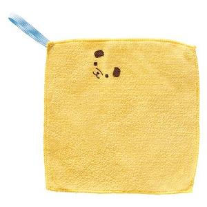 販促品 ノベルティ グッズ　ループ付 なかよしアニマルハンカチタオル